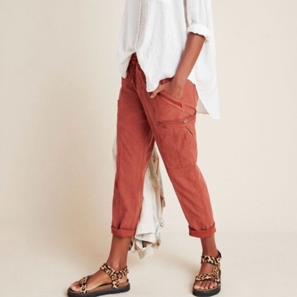 Anthropologie Angela Cropped Cargo Pants - Picture 1 of 11